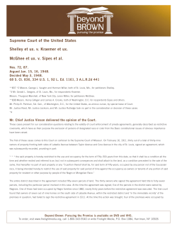 Supreme Court of the United States Shelley et ux. v. Kraemer