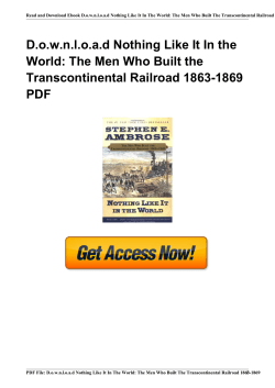 D.o.w.n.l.o.a.d Nothing Like It In the World: The Men Who Built the