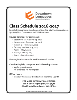 English - Downtown Languages