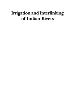 Irrigation and Interlinking of Indian Rivers