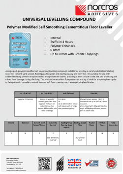 universal levelling compound