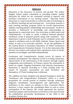 preface - The Indian Heights School