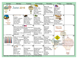 June Activities - Active Day / Senior Care