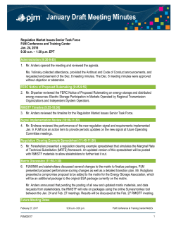 Item 1 - Draft Minutes - RMISTF