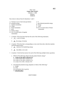 KEY PSCI 1055 Friday Quiz #4 KEY February 1, 2008 Buckley