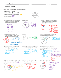 Chapter 10 Review