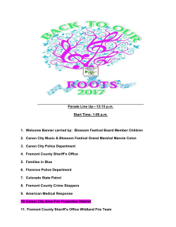 to print the Parade Lineup