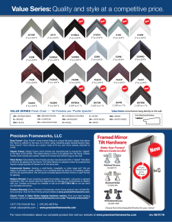 Value Series - Precision Frameworks