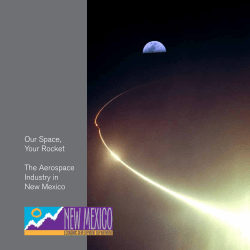 Our Space, Your Rocket The Aerospace Industry in New Mexico