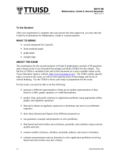 To the Student: After your registration is complete and your