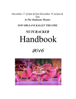 nutcracker - New Orleans Ballet Theatre