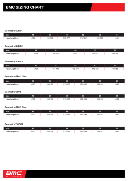 bmc sizing chart