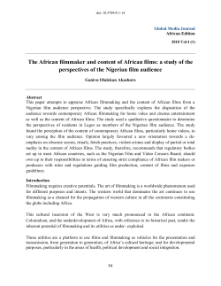Print this article - Global Media Journal: African Edition