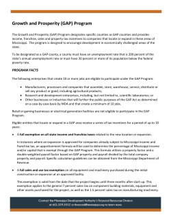 Growth and Prosperity (GAP) Program