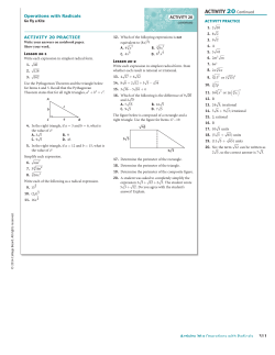 ACTIVITY 20Continued