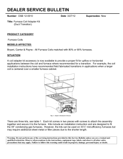 Furnace Coil Adapter Kit
