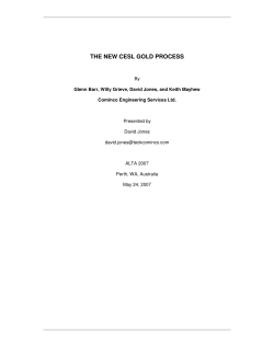 the new cesl gold process