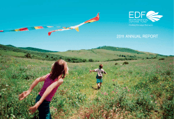 EDF Annual Report 2011 - Environmental Defense Fund