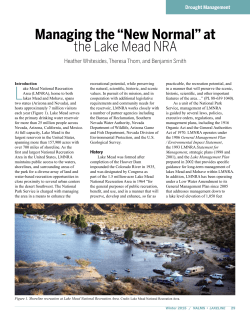 at the Lake Mead NRA - North American Lake Management Society