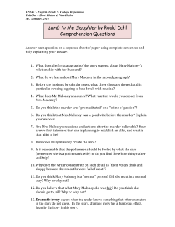 Lamb to the Slaughter CQ