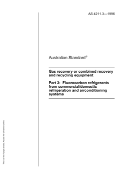 AS 4211.3-1996 Gas Recovery Or Combined Recovery