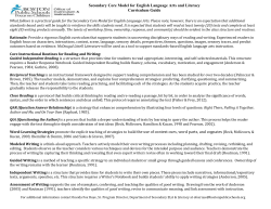 English Language Arts Grade 6