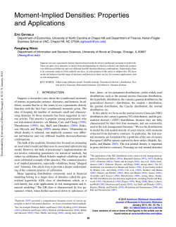 Moment-Implied Densities: Properties and