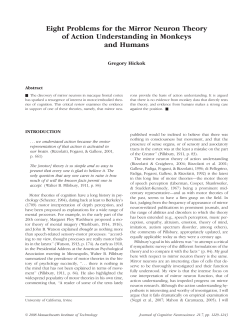 Eight Problems for the Mirror Neuron Theory of Action