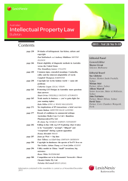 Contents - Sharon Givoni