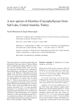 A new species of Dianthus (Caryophyllaceae) from Salt Lake