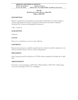McClintock, James H. - Arizona Historical Society