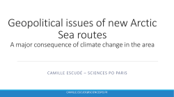 G&eacute;opolitique des nouvelles routes maritimes de l