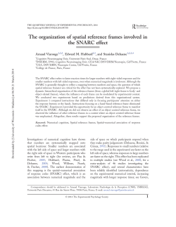 The organization of spatial reference frames involved in