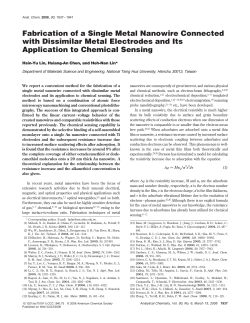 Fabrication of a Single Metal Nanowire Connected with Dissimilar