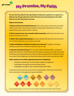 My Promise My Faith Summary