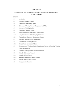 55 CHAPTER &ndash; III ANALYSIS OF THE WORKING