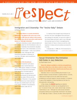 Immigration and Citizenship&mdash;The &ldquo;Anchor Baby&rdquo; Debate Sexual
