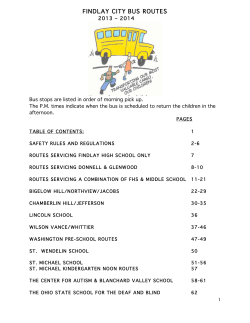 findlay city bus routes