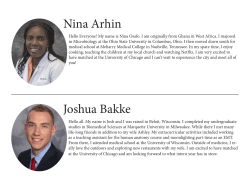 Nina Arhin - MedChiefs - University of Chicago