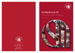 St Martin`s at 40