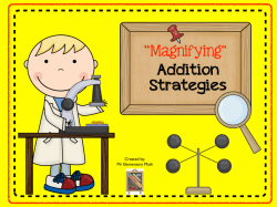 Addition Strategies
