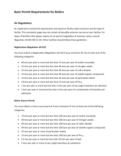 fact sheet on permit requirements
