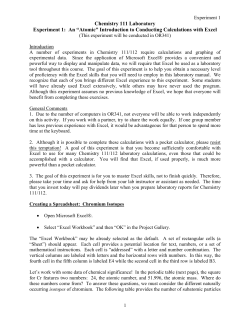Experiment 1 Instructions