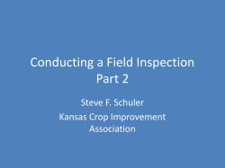 Part 2 - Kansas Crop Improvement Association