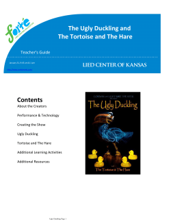 Contents The Ugly Duckling and The Tortoise and The Hare
