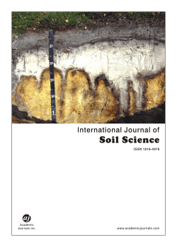 Fertility Status of Selected Soils in the Sudan Savanna Biome of