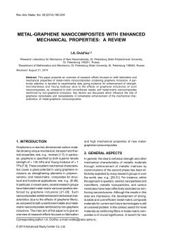 metal-graphene nanocomposites with enhanced mechanical