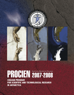 Revista Inach INGLES.indd - Instituto Ant&aacute;rtico Chileno
