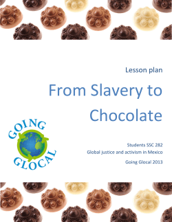 From Slavery to Chocolate