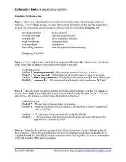 Collocation Links - English with Jennifer